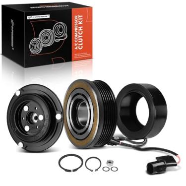 Imagem de A-Premium Kit de embreagem de compressor A/C de substituição para Mitsubishi Galant 2004-2009 Endeavor Eclipse Kit de embreagem de compressor AC, 12V, 103,2 mm, 6PK