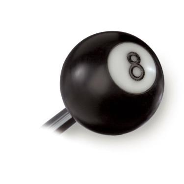 Imagem de Lokar XFMS6350ELB câmbio de montagem de piso preto de 20,32 cm com alavanca e botão de câmbio de bola 8