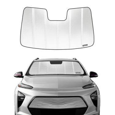 Imagem de Pigenius Para-brisa para Chevrolet Bolt EUV 2022-2023. Película de alumínio refletiva de atualização de 2024 para proteção interna máxima