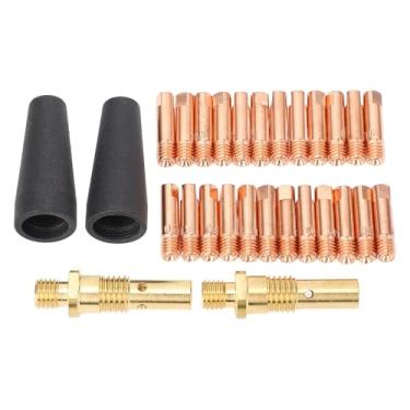 Imagem de Kit de Soldagem MIG, Pontas de Eletrodo Sem Gás e Difusores de Gás, PTFE de Latão de Cobre, para Solda Pak 100HD 125HD 140HD 180HD