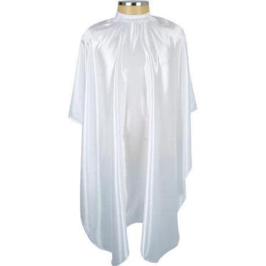 Imagem de Capa para barbeiro de corte profissional de cetim a zíper - Beauty Sal