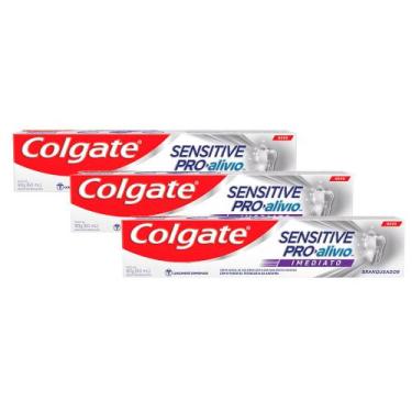 Imagem de Kit 3 Creme Dental Colgate Sensitive Pro-Alívio Imediato Branqueador 9
