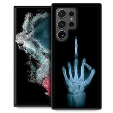 Imagem de TnXee Capa compatível com Samsung Galaxy S24 Ultra, capa protetora antiderrapante e à prova de choque de raios X para meninos/homens, borracha de silicone macio + capa traseira rígida de policarbonato