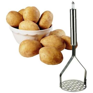 Imagem de Amassador de batatas em aço inox 24cm - Triforce
