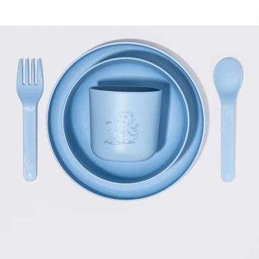 Imagem de Kit Alimentação 5peças +12m Azul Petit Piá