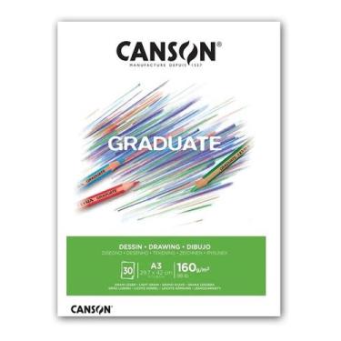 Imagem de Bloco Canson Graduate Desenho 160g A3 30f Canson
