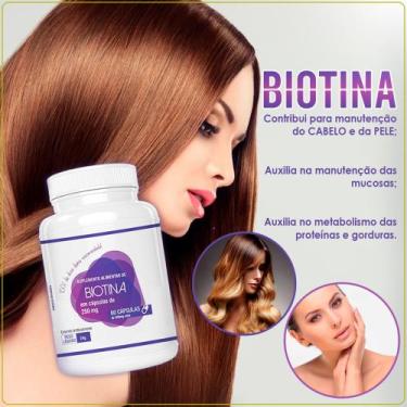 Imagem de Biotina Natuzza Firmeza Crescimento Saúde Cabelos e Unhas - Natuzza Co