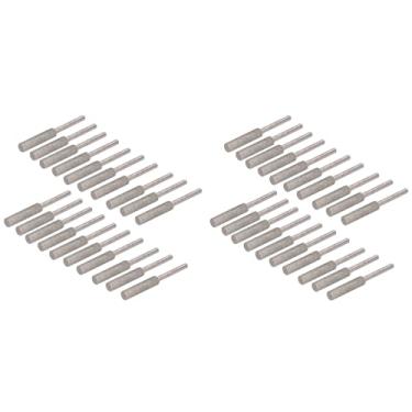 Imagem de 40 Peças de Afiador de Motosserra de Diamante, Rebarba, Cabeça de Moagem, Conjunto de Ferramentas de Afiação de Arquivo Giratório, Kit de Afiador de Motosserra de Pedra de Moagem