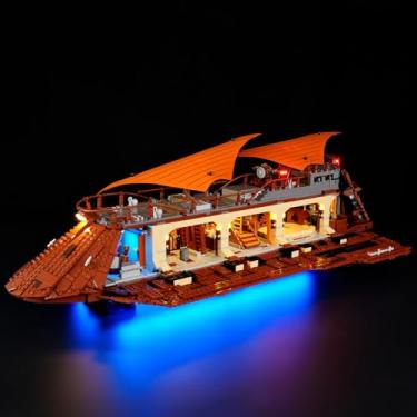 Imagem de BRIKSMAX 2.0 Light Kit for Lego-Jabba's Sail Barge -Innovative Led Lighting Compatible with Lego Star Wars 75397 - Not Included Model Set