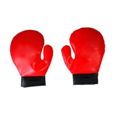 Imagem de Deevoka Luvas de boxe com almofada de foco, 2 peças, equipamento de proteção respirável, ergonômico, saco de pancadas, luvas de boxe para treino mma, Crianças 4 onças