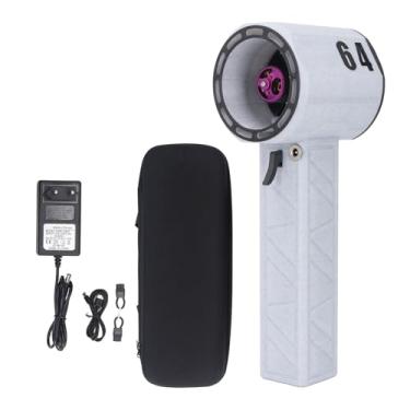 Imagem de Secador de Carro Soprador de Ar Portátil Jatos Sem Fio Ventilador Seco Stepless Turbofan Ajustável Folha Ventilador 1000000rpm (Plugue UE)