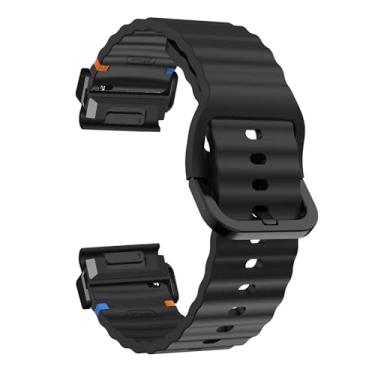 Imagem de Pulseira Esportivas Compatível com Garmin Fenix 5X GPS/Fenix 5X Puls, Silicone Macio com Fivela Ajustável Band de Substituição para Garmin Fenix 5X/Fenix 5X Puls Pulseiras para Homens e Mulheres (5)