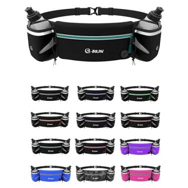 Imagem de Q-RUN Cinto de hidratação para corrida, Turquesa, Small, 283 g