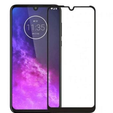Imagem de Película De Vidro Para Moto E6 Plus 3D Preto Cobre Toda Tela - INOVA