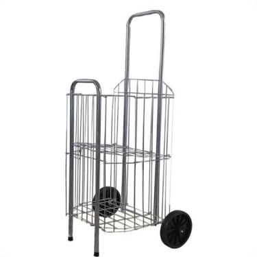 Imagem de Carrinho Feira Zincado Aguia Reforcado 4 Tubos 13 - INDUSTRIA AGUIA