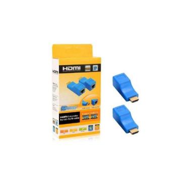 Imagem de Extensor HDMI Transmissão Longa Distância  30 Metros Usando Cabo CAT-5
