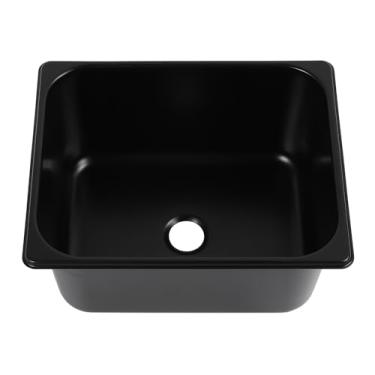 Imagem de Pequena Pia Cozinha, 320 X 260 X 150 Mm de Aço Inoxidável Pia de Cozinha, Pia Quadrada de Lavagem de Banheiro de Cozinha, Pia de Trailer Com Saída de 40 Mm, para Caravana