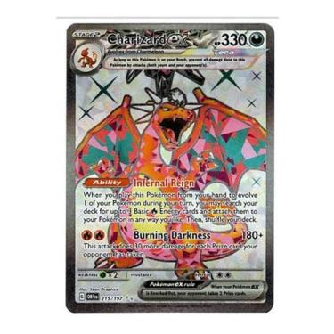 Imagem de Jogo de cartas colecionáveis Pokémon Charizard ex 215/197 Ultra Rare -