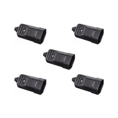 Imagem de Kit 5 Plug 2P+T 20A-250V PB Fêmea Tmd2-3 Preto Margirius