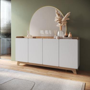 Imagem de Buffet para Sala de Jantar 200x96x40cm John Branco/Freijó
