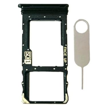 Imagem de Suporte para bandeja de cartão SIM único de substituição para cartão micro SD para Motorola Moto G Stylus 5G 2021 XT2131 (esmeralda)
