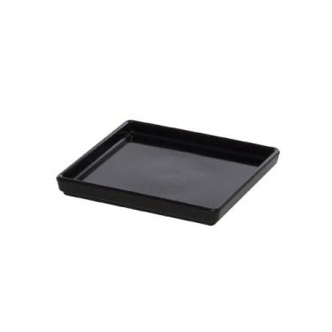 Imagem de Prato Square Quadrado 13,5x13,5 Preto em Polipropileno Linha Tropical 