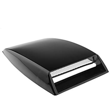 Imagem de 1 capa decorativa personalizada preta decorativa de entrada de fluxo de ar turbo capô capa de grade de ventilação para caminhonete SUV de carro
