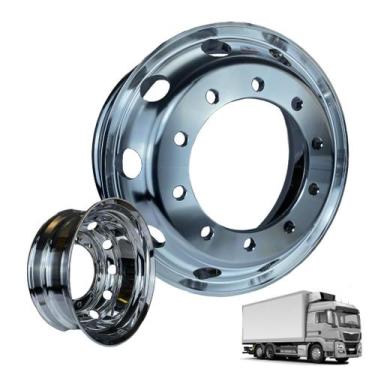 Imagem de Roda de Alumínio Roadline 22,5 x 8,25 pol. Int  P/Caminhão 