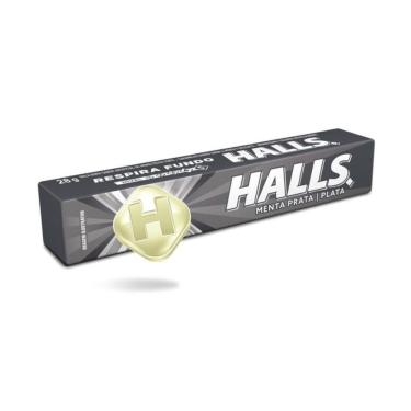 Imagem de Bala Halls Menta Prata 28g
