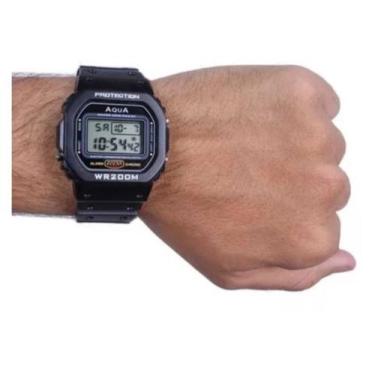 Imagem de Relógio Masculino Digital Áqua A Prova Dagua Clássico Militar - Aqua