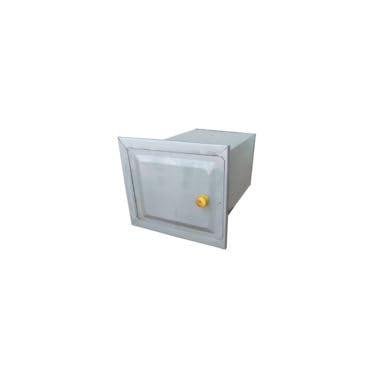 Imagem de Forno De Chapa Galvanizada N°02 Sem Cinzeiro 50x30x25cm