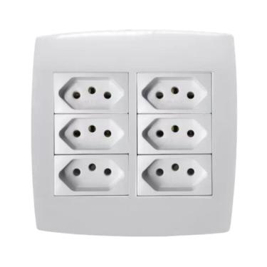 Imagem de Conjunto 4X4 6 Tomadas 10A Home