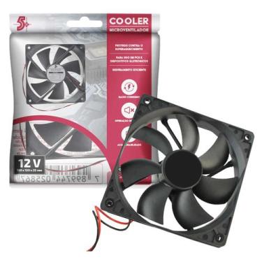 Imagem de Cooler Microventilador 120mm*2,5mm 12v Com Fios Para Borne - PIX