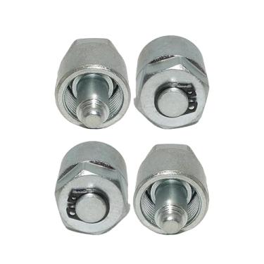 Imagem de Lnkvorx Injetores de combustível de trilho comum diesel de 20 mm - conjunto de tampas de trilho de combustível com bloqueio M20 de 4 peças para Cummins 2003-2022|Duramax 2001-2022|Ford 2008-2022