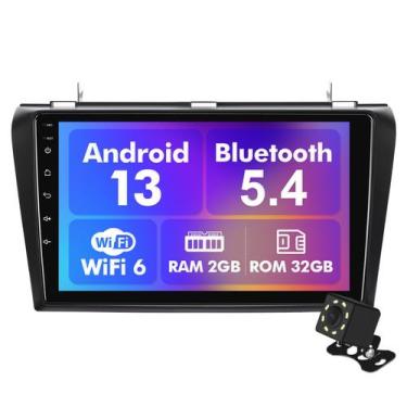Imagem de Rádio de carro Android 13 9" 2GB/32GB com Carplay Mazda 3 2004-2009 - 