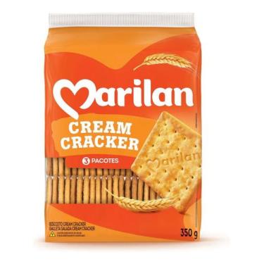 Imagem de Kit c/ 2 Biscoito bolacha Cream Cracker Marilan 350g