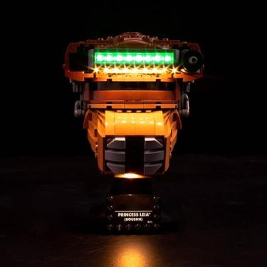 Imagem de BrickBling LED Light for Lego Princess Leia (Boushh) Helmet 75351 (Lights Only), New 2023 Lighting Compatible with Lego Helmet- Light up Your Model