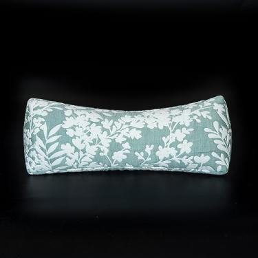 Imagem de Almofada de apoio de pescoço de trigo sarraceno, almofada cilíndrica de pescoço cervical, almofada ajustável de casco de trigo sarraceno, alívio de dor no pescoço para dorminhocos nas costas e