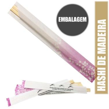 Imagem de Hashi de madeira 240 unidades sache aberto. - SEKI