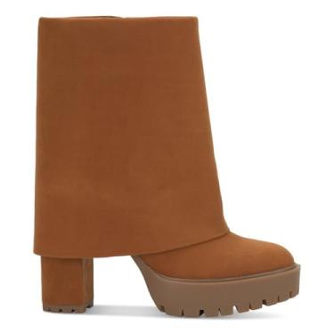 Imagem de I.N.C. International Concepts Botas femininas Acelina Cuff, Cognac Micro, 39