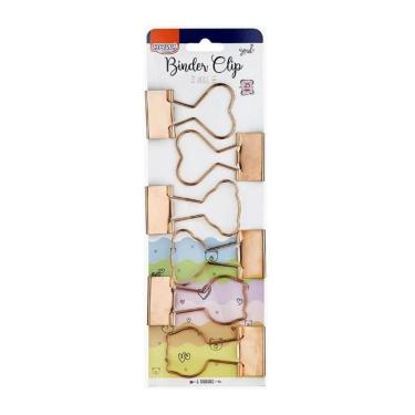 Imagem de Clips Para Papel Binder 25mm Blister Com 6 Unidades