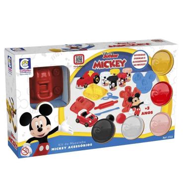 Imagem de Kit Massinha De Modelar Acessórios Do Mickey - Cotiplas