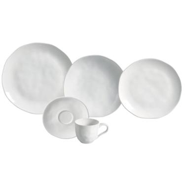 Imagem de Aparelho De Jantar 30 Peças Orgânico New White Porto Brasil