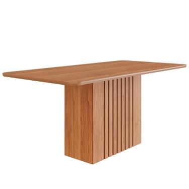 Imagem de Mesa De Jantar Retangular Ana 180x90 Cinamomo Com Tampo Em Mdf - Cimol Móveis Cinamomo