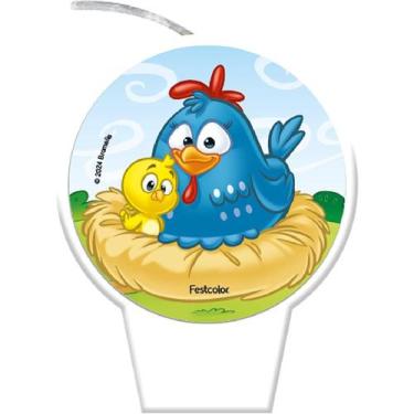 Imagem de Vela Festa Galinha Pintadinha - Festcolor - Festas