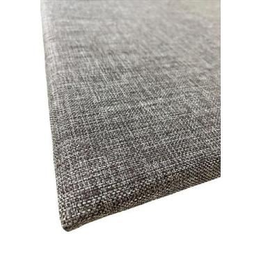 Imagem de Bloco Estofado Adesivo Não é Segredo Linho Marrom Claro 40L x 30A