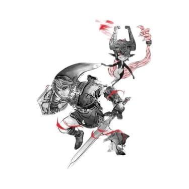 Imagem de Zeldas Link Legend Videogame Pintura Em Tela Arte De Parede Para Quart