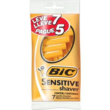Imagem de Barbeador Descartável Bic Sensitive Leve 7 Pague 5 - Bic