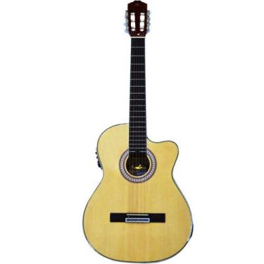 Imagem de Violao Cutaway Eletroacustico Nylon MCC NA - Maclend