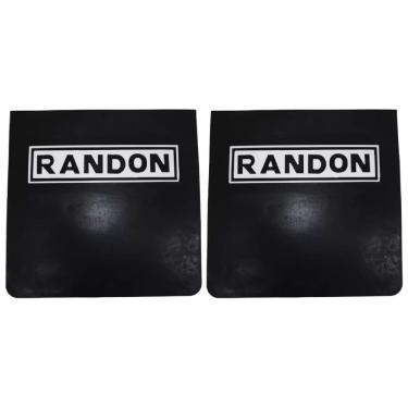 Imagem de Par Apara Barro Randon Carreta Bi Trem 610mmx600mm Borracha